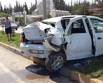 Hatay’da zincirleme facia! 4 araç birbirine girdi: 5 yaralı