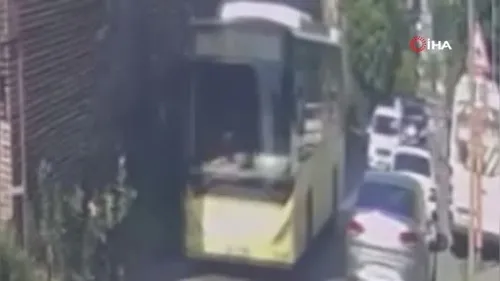 İETT dehşeti: Yayaya çarpıp kaçtı