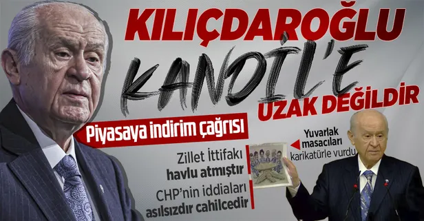 MHP lideri Devlet Bahçeli'den partisinin grup toplantısında 6 muhalif genel başkanın yuvarlak masa toplantısına sert tepki