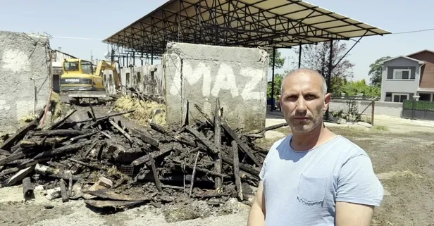 Sakarya'da Bayrama iki gün kala yürek yakan yangın: Kurbanlıklar telef oldu