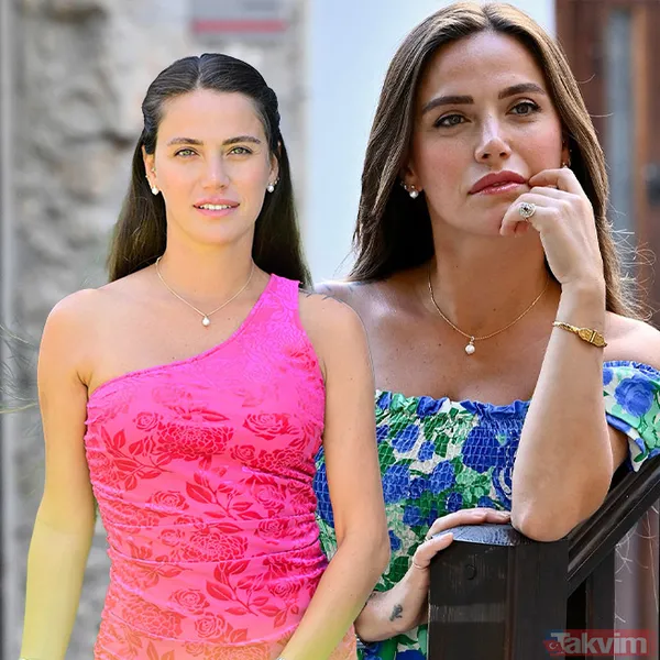 Farklı zamanlarda doğmuş aynı kişi gibi... Ceyda Ateş kızı Thalia ve kendi çocukluk fotoğrafını paylaştı - 1