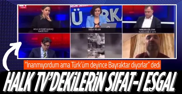 İsmail Saymaz Bayraktar TB2'leri övdü HALK TV'de yüzler düştü: Türk'üm deyince Bayraktar diyorlar