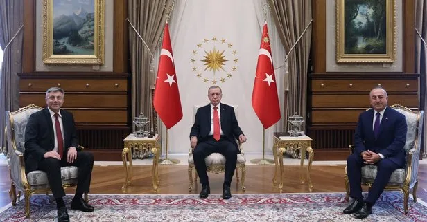 Başkan Erdoğan, Bulgaristan Hak ve Özgürlükler Hareketi Partisi Genel Başkanı Mustafa Karadayı’yı kabul etti