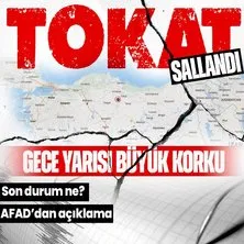 AFAD, Tokat’ın Sulusaray ilçesinde 4.7 büyüklüğünde deprem meydana geldiğini duyurdu