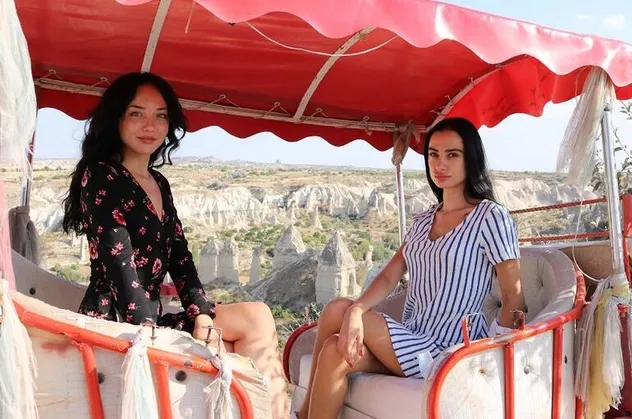 Yabancı mankenler Kapadokya’ya hayran kaldı