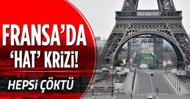 Fransa'da acil hatlar çöktü!