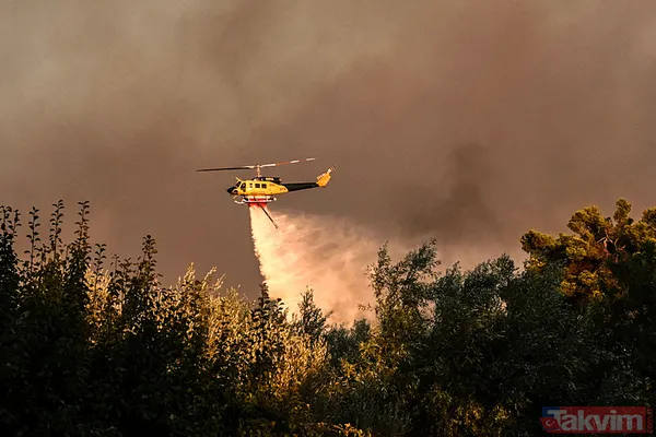 Yunanistan alevlere teslim oldu! O güne kadar kırmızı alarm! | Türkiye'den Yunanistan'a yardım eli - 6