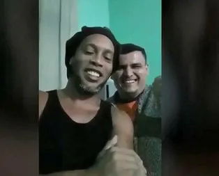 Ronaldinho’dan görüntülü mesaj!