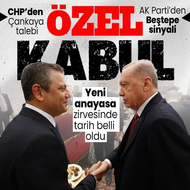Başkan Erdoğan, Özgür Özeli 2 Mayısta kabul edecek! CHPden Çankaya talebi AK Partiden Beştepe sinyali... Hangi konular masada?