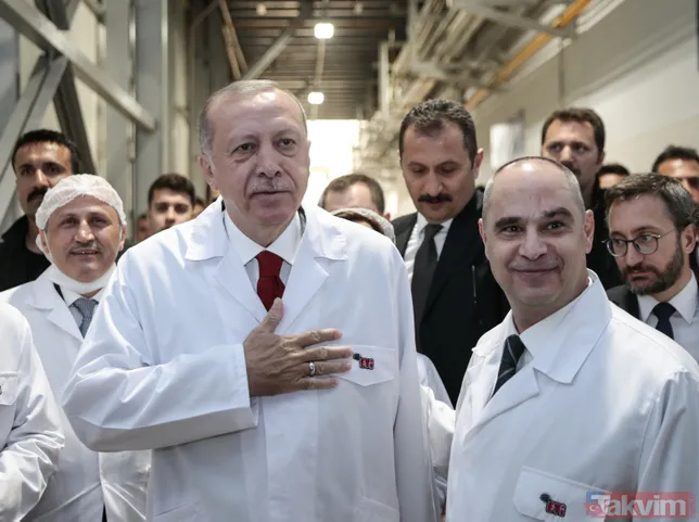 BaÅkan ErdoÄan EskiÅehir'de ETİ Fabrikası'nı ziyaret etti