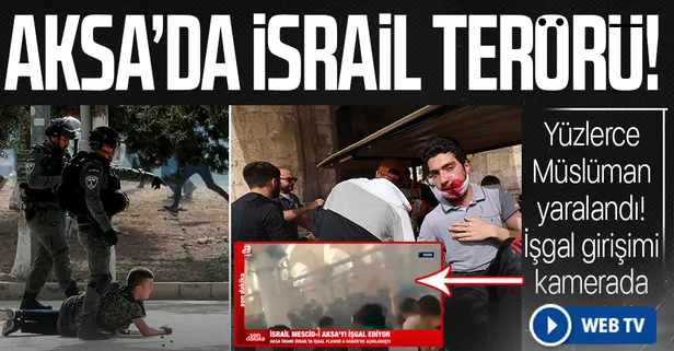 SON DAKİKA: İşgalci İsrail polisinden Mescid-i Aksa'yı işgal girişimi!