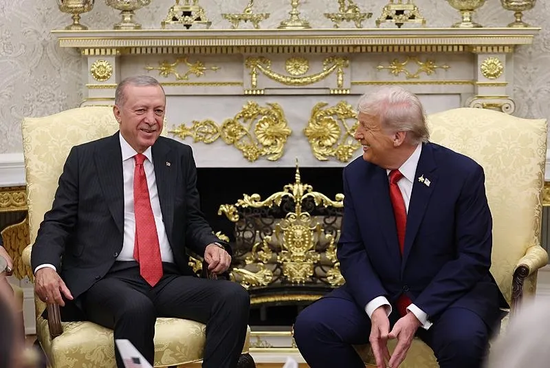 Başkan Erdoğan ile ABD Başkanı Trump görüşmesi (AA)