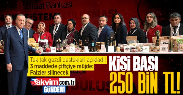 Başkan Erdoğan'dan Tarım Ekosistemi Buluşması'nda önemli açıklamalar