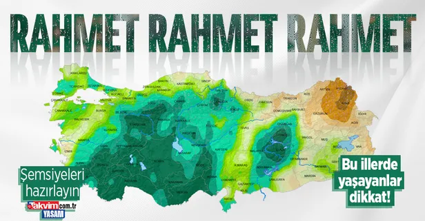 HAVA DURUMU |Meteoroloji’den yağmur uyarısı! O illerde yaşayanlar dikkat