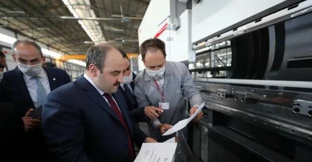 Sanayi ve Teknoloji Bakanı Mustafa Varank, 5 kıtada 86 ülkeye ihracat yapan Dener Makina’yı ziyaret etti
