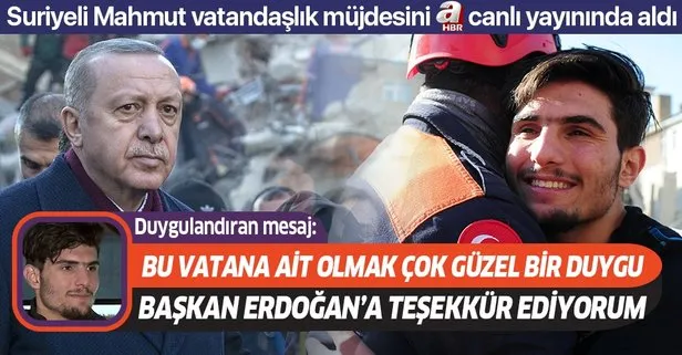 Son dakika: Başkan Erdoğan’dan Suriyeli Mahmut ve ailesine vatandaşlık müjdesi
