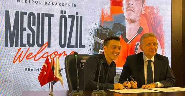 Mesut Özil resmen Başakşehir’de! İmza töreninde Fenerbahçe sözleri...