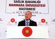 Son dakika: Başkan Erdoğandan Marmara Üniversitesi Hastanesi açılışında önemli açıklamalar