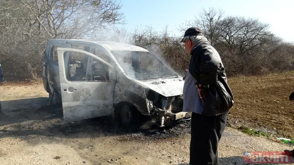 Alkollü sürücü aracını kora dönen ateşin üzerine park etti aracı alev aldı - 10