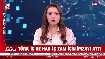 Kamuda zam için imzalar atıldı