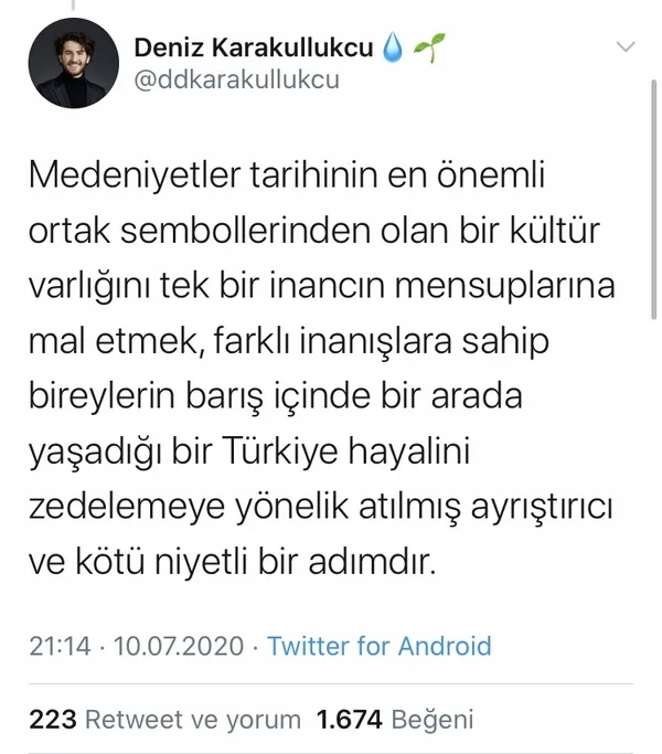 deva-partisi-kurucusu-ve-yonetim-kurulu-uyesi-deniz-karakullukcu-ayasofya-camiinin-acilmasindan-rahatsiz-oldu-1594492943642.jpg DEVA Partisi Kurucusu ve Yönetim Kurulu Üyesi Deniz Karakullukçu, Ayasofya Camii’nin açılmasından rahatsız oldu!-4