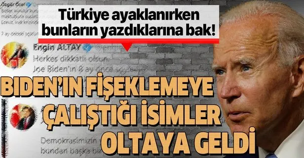 Türkiye Joe Biden’ın haddini alan sözleri için ayağa kalkarken muhalefet yine düşmanlık peşinde!