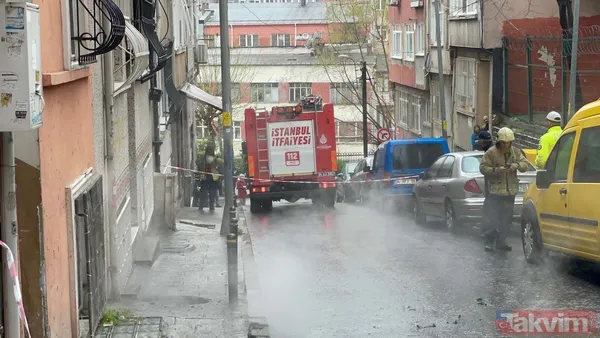 İstanbul'da panik anları! Şişli'de yer altı kabloları yandı bina tahliye edildi - 2