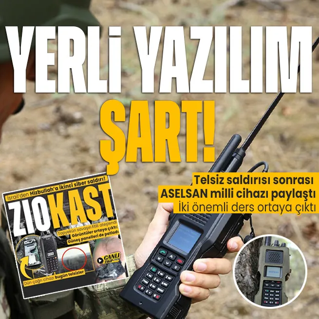 İsrailden Lübnana siber saldırı! İki önemli ders ortaya çıktı! ASELSANdan dikkat çeken paylaşım