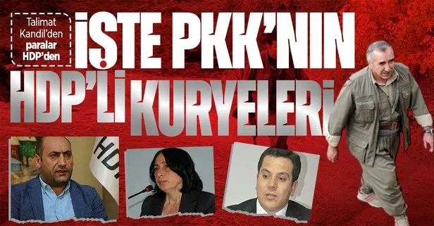İşte PKK’nın kuryeleri! HDP’li Nadir Yıldırım, Özdal Üçer ve Nursel Aydoğan paraları Kandil’e taşımış