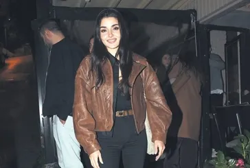 Hande Erçel Bebek’te keyifli akşam