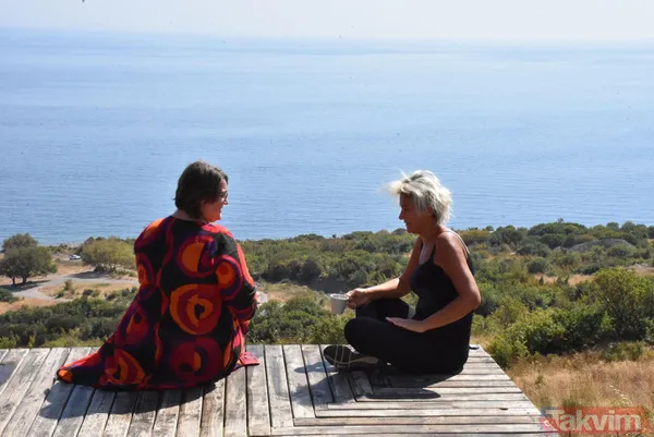 Koronavirüs yüzünden İstanbul'u terk ettiler! Ganos Dağı'na yerleşen çift tüm ihtiyaçlarını doğadan karşılıyor - 15