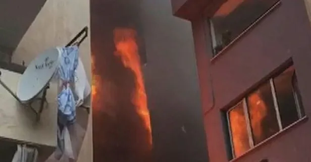 Son dakika: Eyüpsultan’da 5 katlı binada yangın