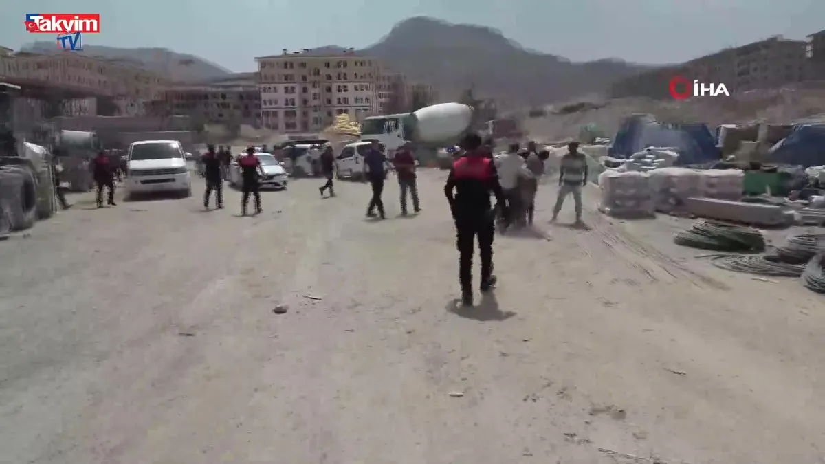 Malatya’da şantiyede silahlı bıçaklı kavga