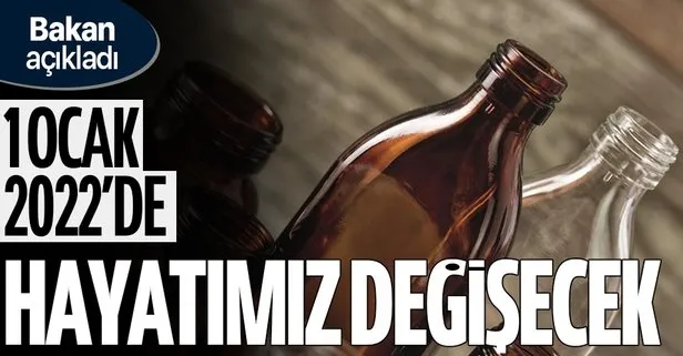 Çevre ve Şehircilik Bakanı Murat Kurum duyurdu! Depozito sistemi 1 Ocak 2022’de başlıyor