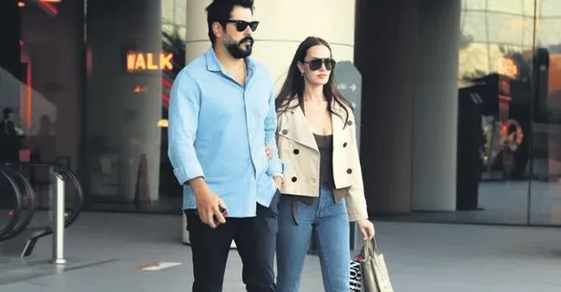 Burak Özçivit ve eşi Fahriye Evcen’den kahve molası!