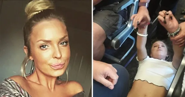 Dalaman uçağında olay çıkaran Chloe Haines'e ömür boyu uçuş yasağı-1