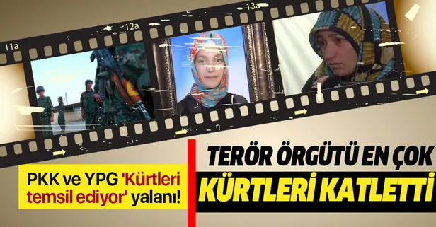 PKK ve YPG 'Kürtleri temsil ediyor' yalanı | Terör örgütü en çok Kürtleri katletti