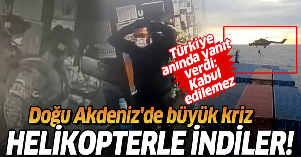 Son dakika: Türk gemisine hukuk dışı arama! Alman askerleri Libya'ya giden Türk kargo gemisine çıktı!