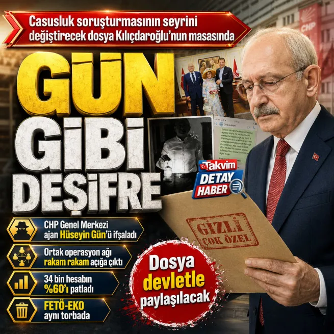 Casusluk soruşturmasının seyrini değiştirecek dosya Kılıçdaroğlu’nun masasında | Gün-İmamoğlu-FETÖ ağı deşifre oldu