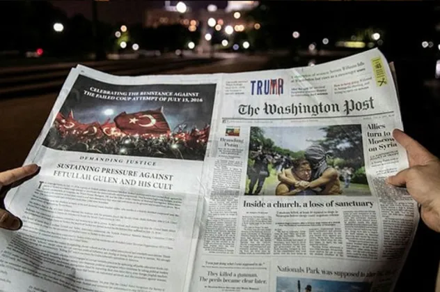 ABD'de yayın yapan Washington Post'ta FETÖ uyarısı