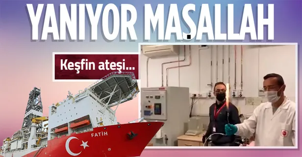 Keşfin ateşi! Amasra-1 kuyusunda bulunan doğal gaz test edildi