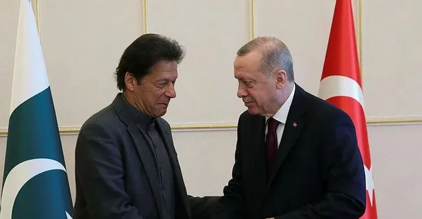 Başkan Erdoğan, Cenevre’de Pakistan Başbakanı Khan ile görüştü