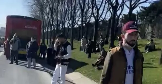 TEM Otoyolu’nda İETT otobüsü arıza yaptı: Vatandaşlar yolda bekledi