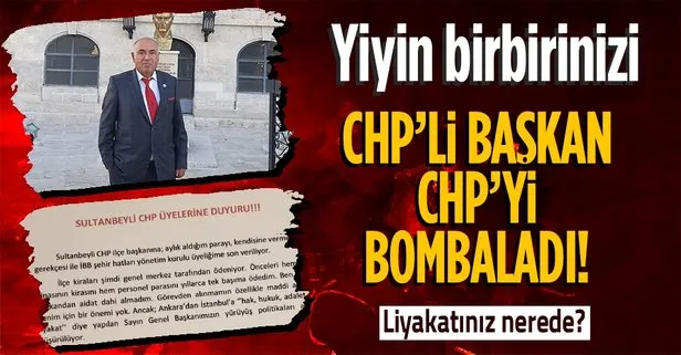 CHP’li başkandan partiye ‘haraç’ suçlaması: Bu partide liyakat yok