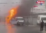 CHP'li İBB'ye bağlı İSKİ'nin çalışmasında doğal gaz borusu patladı