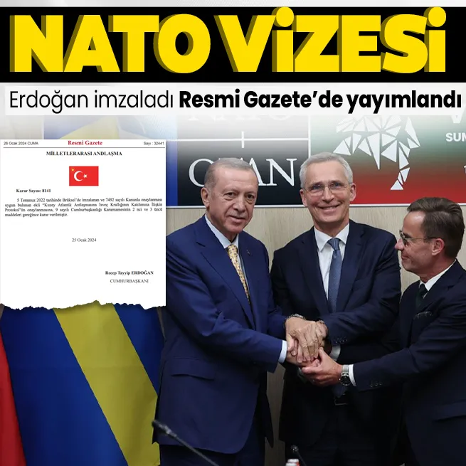 TBMMnin İsveç kararı Resmi Gazetede yayımlandı