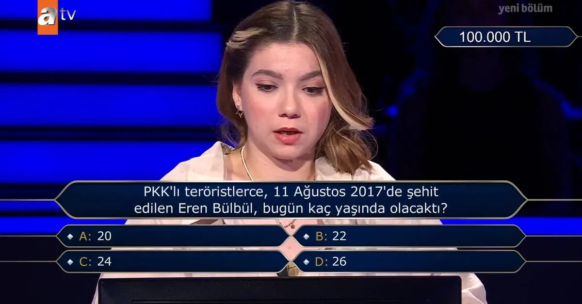 Kim Milyoner Olmak İster''de izleyenleri duygulandıran Eren Bülbül sorusu! videosunu izle | Takvim TV