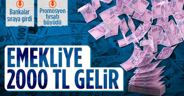 Akbank, Denizbank, Garanti, Halkbank... Emekliye banka promosyonları 2000 TL'ye kadar çıktı