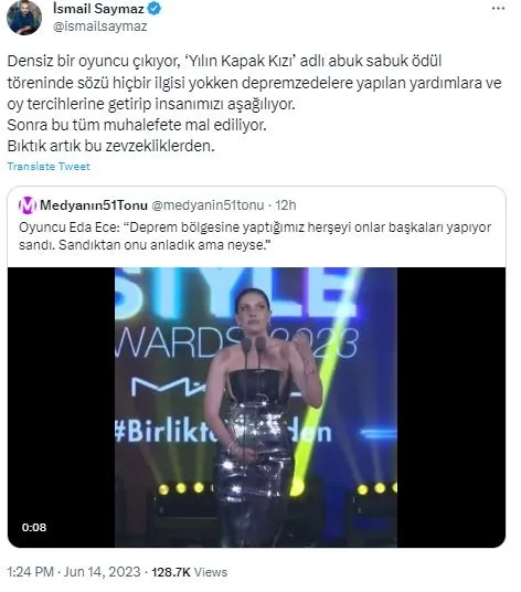 Rezillik! Sözde oyuncu Eda Ece, Başkan Erdoğan'a oy veren depremzedeleri hedef aldı! Tepkiler çığ gibi büyüdü-19