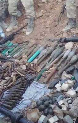 PKK’nın cephaneliği ele geçirildi